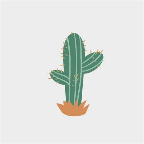 Vector Cactus Fee Vector Of The Day 734 Pixel77