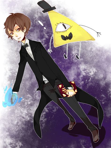Dipper Pines And Bill Cipher By Nevicity On Deviantart