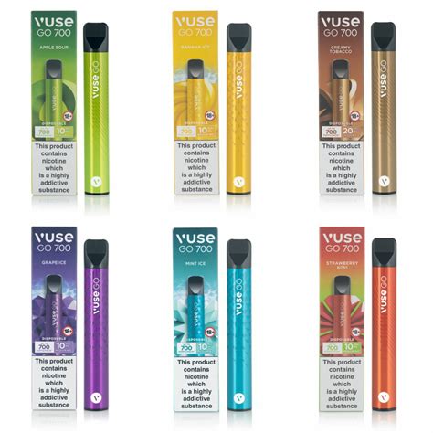 VUSE GO 700 DISPOSABLE POD DEVICE 10MG 20MG | UK Vape Store | E-Cig Clouds