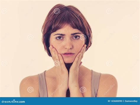 Portrait Of Sad And Depressed Woman Feeling Upset Human Expressions