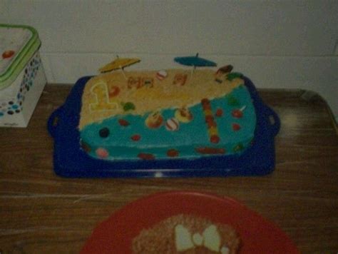 View top rated teddy graham swimming pool cake recipes with ratings and reviews. Teddy Graham beach scene cake | Teddy grahams, Teddy ...