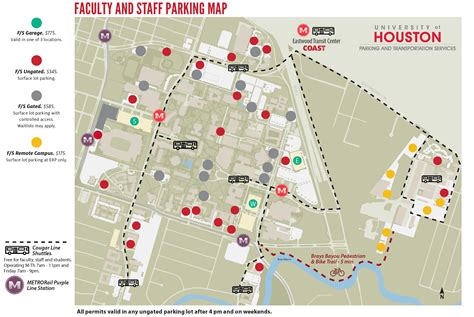 Parking Maps University Of Houston
