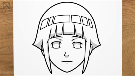 How To Draw Hinata Hyuga Naruto Step By Step Easy Youtube
