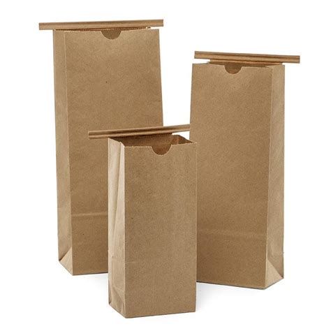 Kraft Tin Tie Bags With Biodegradable Liner Shop
