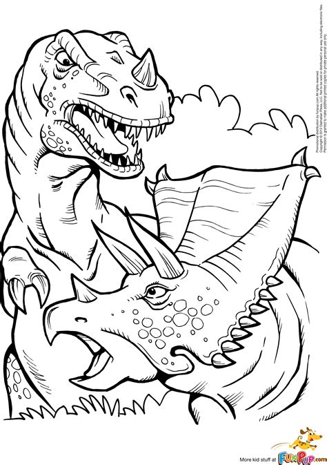 Dinosaur coloring sheets are proper only for really brave children! T rex coloring pages to download and print for free