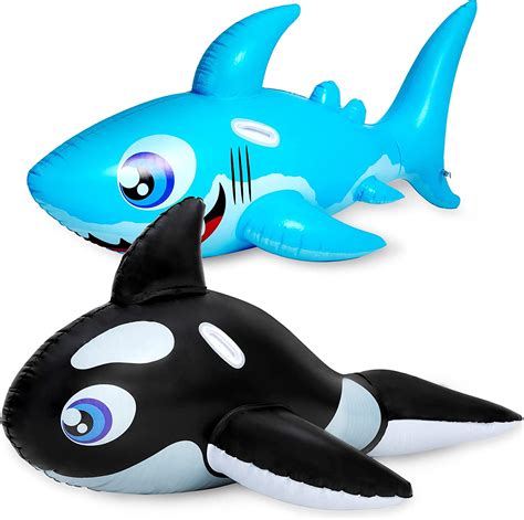 Buy Inflatable Whale And Shark Pool Float For Kids Swimming Pool
