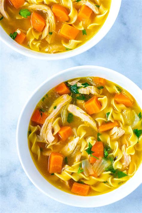 This is a very simple and very good recipe that i believe is easily tailored to how you like your chicken soup. Ultra-Satisfying Chicken Noodle Soup