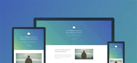 Free Responsive HTML CSS Templates For Mobile Friendly Websites