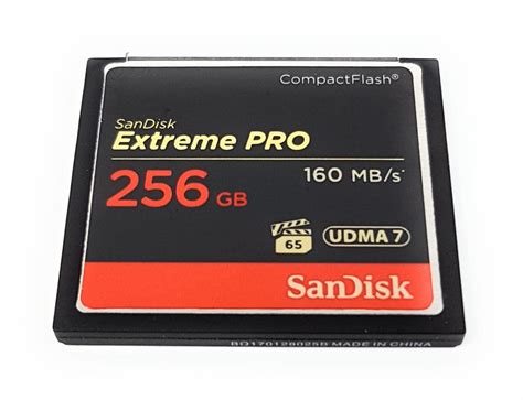 Sandisk Extreme Pro Sdcfxps 256g X46 Compactflash Cf Card 256gb