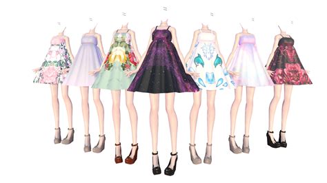Mmd Outfit Dress 2 Dl By Lauraimon On Deviantart
