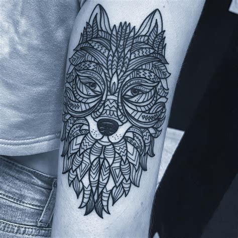 Discover 69 Mandala Wolf Tattoo Super Hot Esthdonghoadian