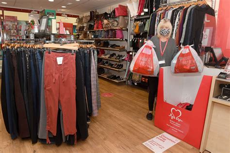 Winter Clothes Shortage At British Heart Foundation Shop In St Marks