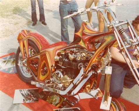 Candy Paint Custom Chopper Bike Week Motorcycle Art Vintage Bikes