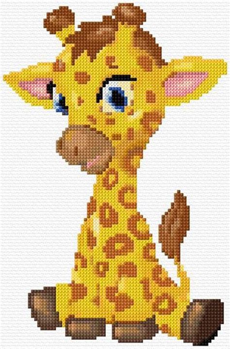 Giraffe Cross Stitch Pattern Pdf Instant Download Animal Cross Stitch