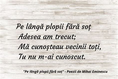 Poezii De Mihai Eminescu Cele Mai Frumoase Poezii Scrise De Eminescu