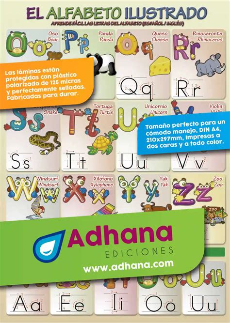El Alfabeto Ilustrado Adhana Ediciones Láminas Y Póster Para