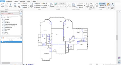 Software For Interior Floor Plan and Flooring Layout - Measure Square