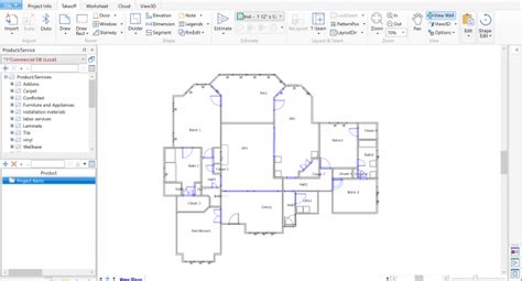 Software For Interior Floor Plan And Flooring Layout Measure Square