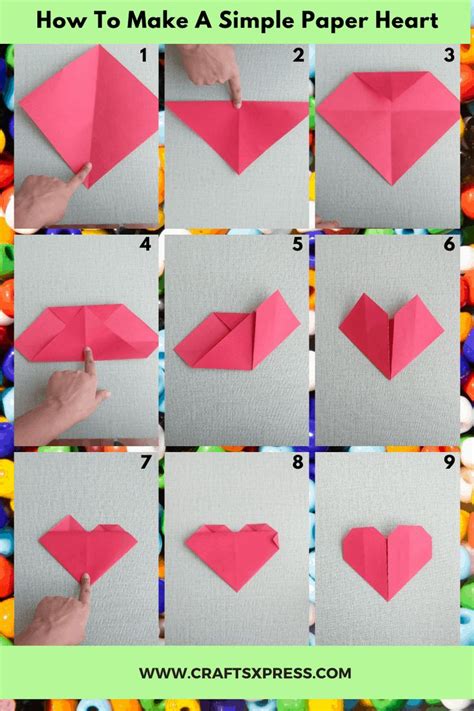 How To Make A Simple Paper Heart In Just 5 Minutes Paper Hearts
