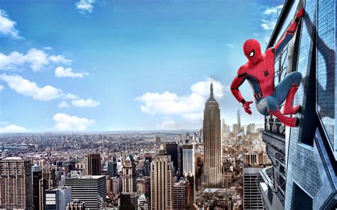 Desktop Wallpapers Spider Man Homecoming New York City 3840x2400