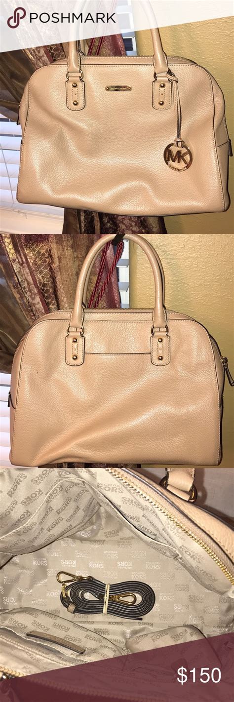 Nude Michael Kors Handbag Nude Mk Handbag In Excellent Condition