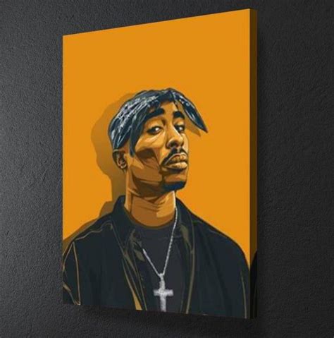 Tupac Motivational Canvas Artwork Home Office Decor High Quality Framed