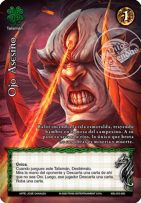 Juego un ladrón muy organizado. Ojo Asesino (KEL) | Wiki Mitos y Leyendas | Fandom