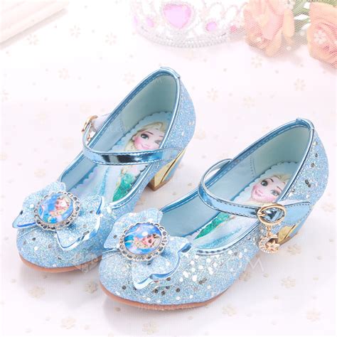 Girls Closed Toe Sparkling Glitter Low Heel Pumps Flower Girl Shoes
