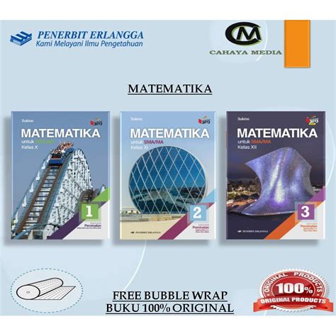 Jual Buku Matematika Kelas 10 11 12 Erlangga Original Shopee Indonesia