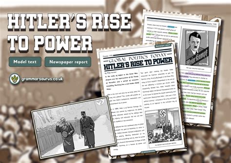 Year 6 Model Text Newspaper Report Hitlers Rise To Power Gbsct