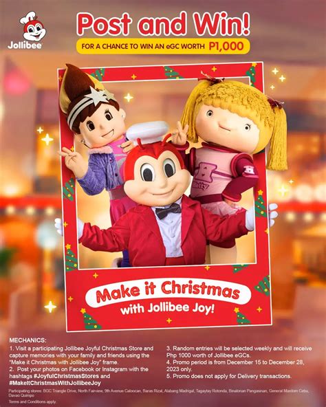 Promotions Discounts Jollibee