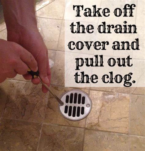How To Clear A Clogged Shower Drain Methods Dengarden