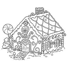 coloring page   gingerbread house gingerbread house coloring pages collection whitesbelfast