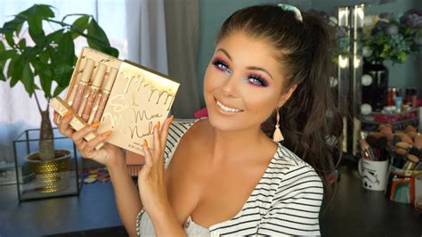 Kylie Cosmetics Send Me More Nudes Try On Dupes Youtube