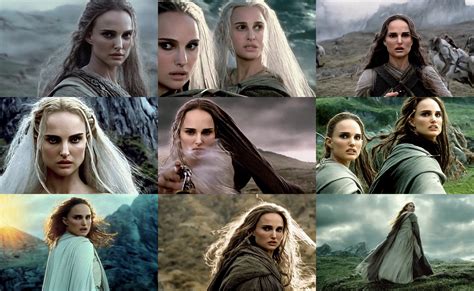 Epic Photo Of Natalie Portman As Beautiful White Stable Diffusion