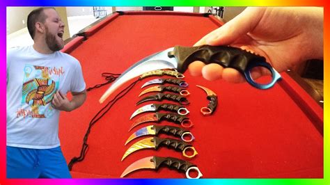 Huge Real Life Csgo Knife Unboxing Karambit Ruby Sapphire Tiger