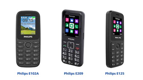 Philips Feature Phones Under E Series Launched In India