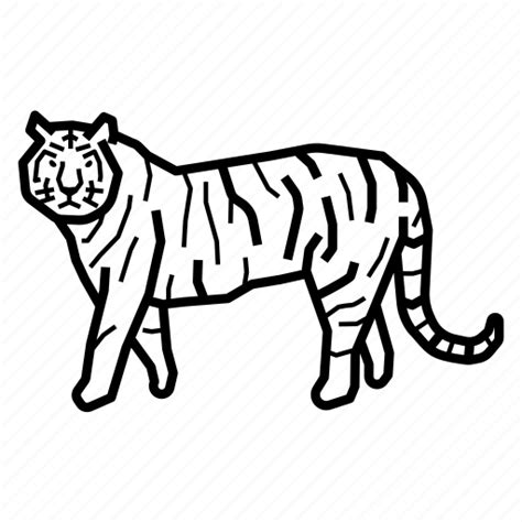 Tiger Siberian Wild Animal Icon Download On Iconfinder