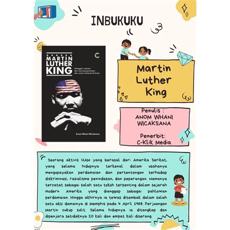 Jual Buku Sejarah Buku Tokoh Martin Luther King Buku Biografi