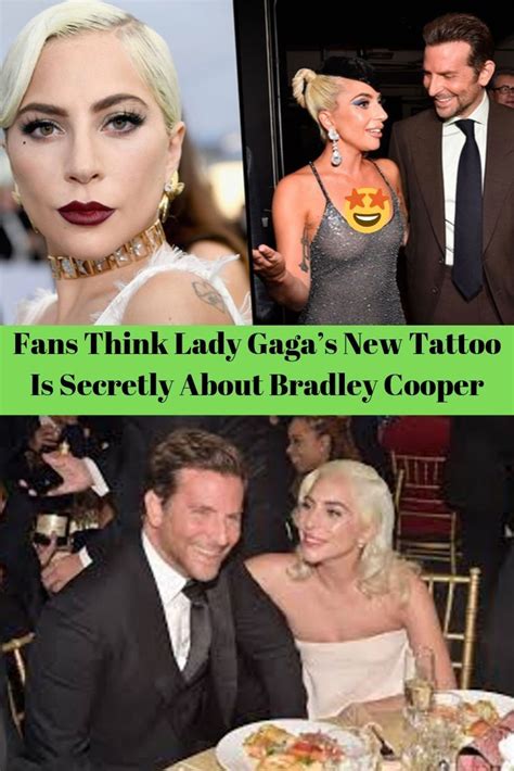 Fans Think Lady Gagas New Tattoo Is Secretly About Bradley Cooper Lady Gaga News Bradley