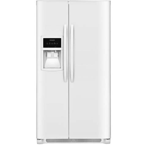 Frigidaire Cu Ft Side By Side Refrigerator With Ice Maker White My