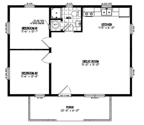 27×40 feet house plans 8×10 meters 4 bedrooms. metal buildings floor plans home - Google Search | Cabin ...