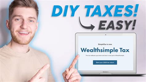 Wealthsimple Tax Review And Walkthrough Diy Taxes Youtube