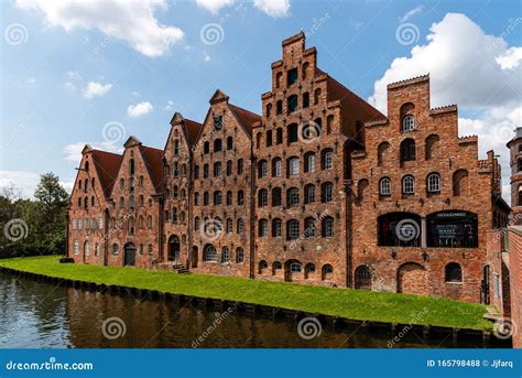 Salzspeicher Old Brick Buildings In Lubeck Germany Editorial Stock