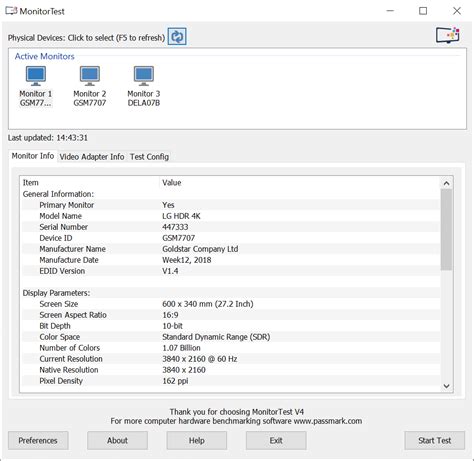 Here's how to test your monitor and adjust the display settings to ensure it's properly calibrated for optimum viewing. PassMark MonitorTest - Test monitors and LCD flat panel ...