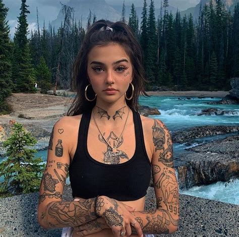 Notsick Tattooed Girls Models Grunge Tattoo Body Tattoos