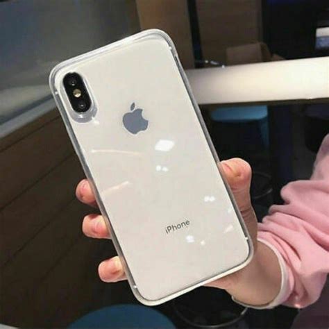 Iphone Xr White Clear Case Cover In 2020 Geometric Iphone Case