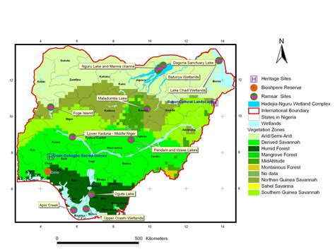 Table 22 Categories Of Biodiversity Sites In Nigeria Federal