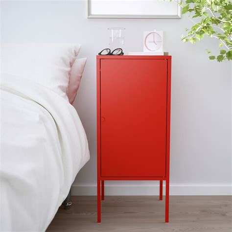 When i was there for another project and saw their production of workshop cabinets and storage shelves, i wanted to make my own version of metal cabinets. LIXHULT Cabinet - metal, red - IKEA