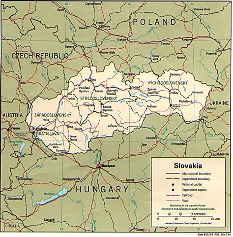 Slovakia Maps Perry Castañeda Map Collection Ut Library Online